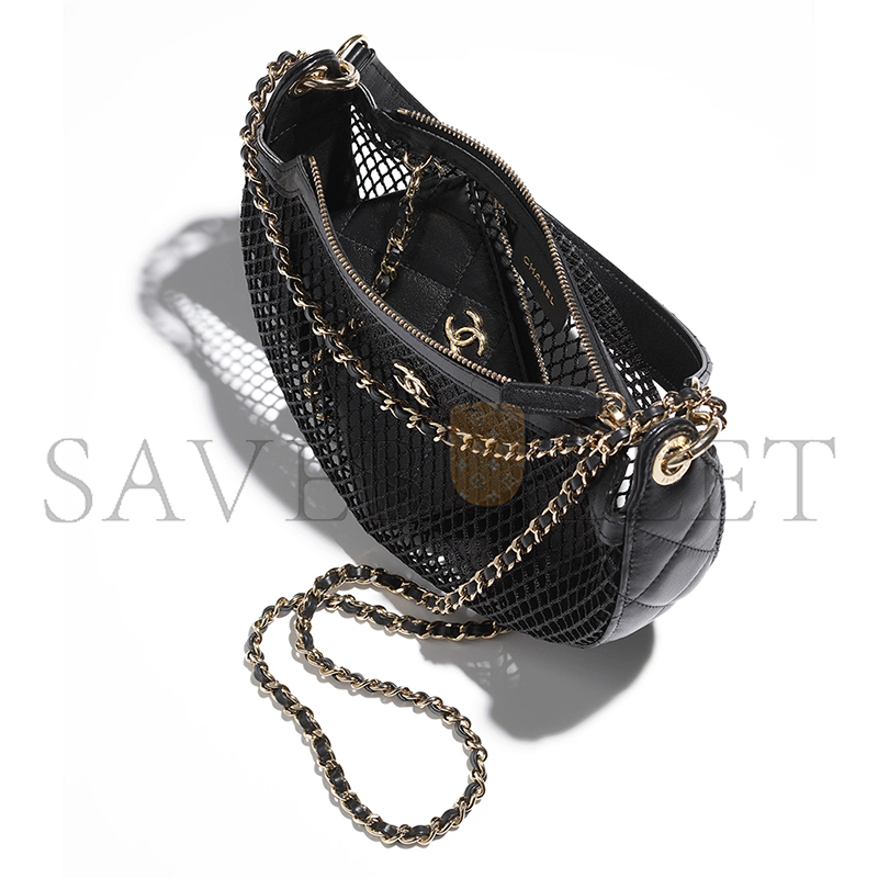 CHANEL CLUTCH WITH CHAIN MESH, SHINY LAMBSKIN & GOLD-TONE METAL BLACK AP4573 (22*15*6cm) CHANEL CLUTCH WITH CHAIN MESH, SHINY LAMBSKIN & GOLD-TONE METAL BLACK AP4573 (22*15*6cm)